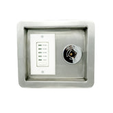 1 HOUR BUTTON TIMER WITH KEY VALVE PANEL